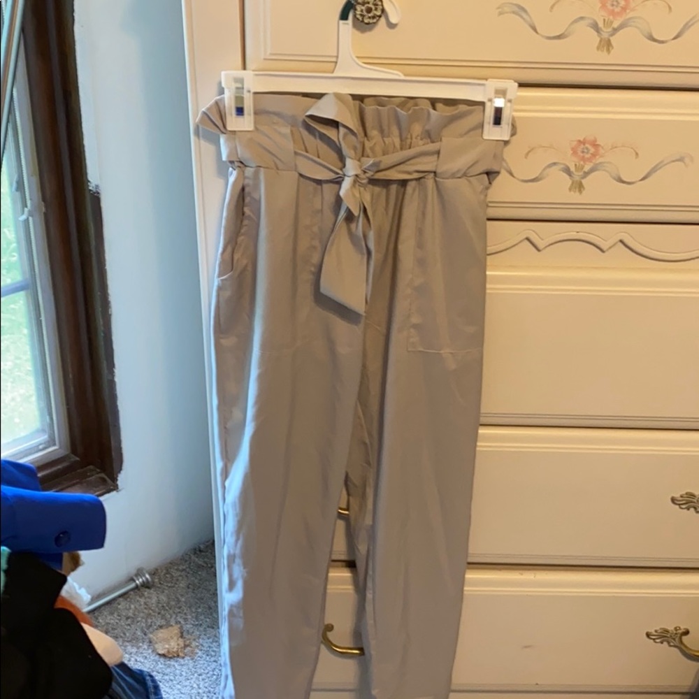Gray pants